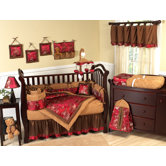 Oriental Garden Collection 9pc Crib Bedding Set