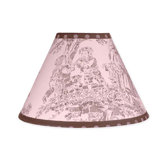 Pink and Brown Toile Collection Lamp Shade