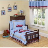Frankie's Firetruck Toddler Bedding Collection