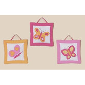 Butterfly Pink Orange Wall Hangings