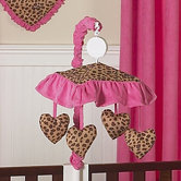 Cheetah Pink Musical Mobile