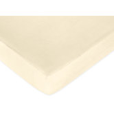 Teddy Bear Chocolate Collection Fitted Crib Sheet  - Cream