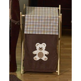 Teddy Bear Chocolate Collection Laundry Hamper