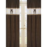 Teddy Bear Chocolate Window Panels (Set of 2)