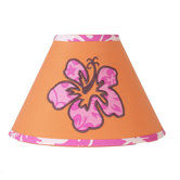 Surf Pink and Orange Lamp Shade