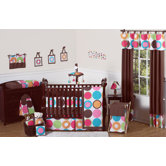 Deco Dot 9 Piece Crib Bedding Set