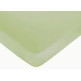 Hotel Green and Brown Collection Fitted Crib Sheet  - Green