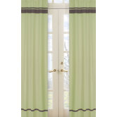 Hotel Green and Brown Collection Window Panels