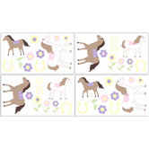 Pony Collection Wall Decal Stickers