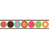 Deco Dot Collection Wall Paper Border