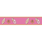Surf Pink Collection Wall Paper Border
