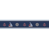 Nautical Nights Collection Wall Paper Border