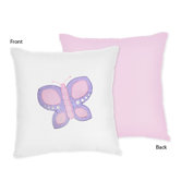 Butterfly Pink and Purple Collection Decorative Pillow