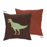 Dinosaur Land Collection Decorative Pillow