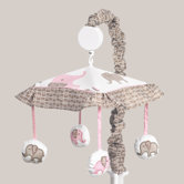 Elephant Pink Collection Musical Mobile