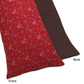 Wild West Cowboy Collection Body Pillow Case  - Bandana Print