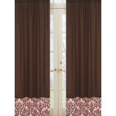 Nicole Collection Window Panels  - Chocolate