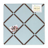 Hotel Blue and Brown Collection Memo Board