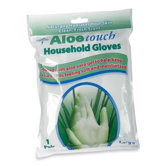 Glove, Household, Non-Slip Grip, Aloe-Latex, Lg, 8PR.BX, WE