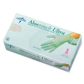 Exam Gloves, Latex Free, Synthetic, Large, 100/BX, Green