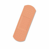 Adhesive Bandages, Plastic, 3/4"x3", 100/BX, Plastic