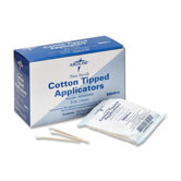 Cotton Tip Applicator, 3", Non-Sterile, 1000/BX, White