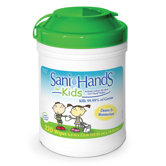 Sani-Hands Kids Antimicrobial Alcohol Gel Hand Wipe