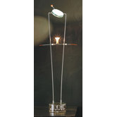 Arioch One Light Table Lamp in Chrome