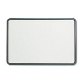 Contour Granite-Finish Tack Board with Black Frame 48" W x 36" D