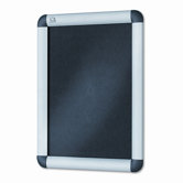 Clip-Frame Wall/Desktop Sign Holder, Aluminum, 8-1/2 x 11