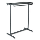 Double-Sided Garment Rack in Black Powder Coat