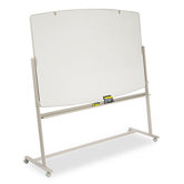 Reversible Mobile Presentation Easel in White and Neutral