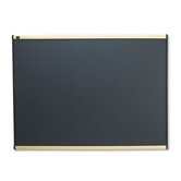 Prestige Bulletin Board in Gray with Maple Frame