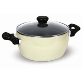 Essential 24cm Stockpot in Cream