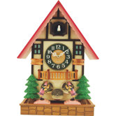 Wooden Musical Cuckoo Clock with Motion
