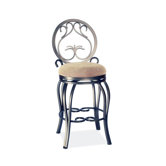 26" Swivel Memory Return Counter Stool with Curved Legs