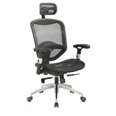 Mid-Back Adjustable Office Chair with Headrest