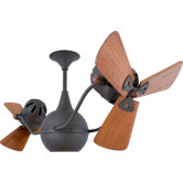 42" Vent Bettina 3 Wooden Blade Outdoor Ceiling Fan