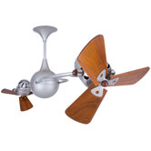53" Italo Ventania 3 Wooden Blade Outdoor Ceiling Fan
