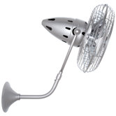 Bruna Parede Outdoor Directional Wall Fan with Metal Blades