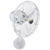 Michelle Parede Outdoor Directional Wall Fan with Metal Blades