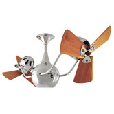 42" Vent Bettina 3 Wooden Blade Ceiling Fan
