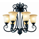 Taste of Elegance 6 Light Chandelier