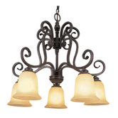 Taste of Elegance 5 Light Chandelier
