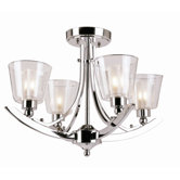 Energy Efficient Indoor 5 Light Semi-Flush mount