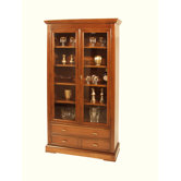 Vitrine "Brianza" in Nussbaum antik