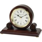 Scroll Mantle Clock
