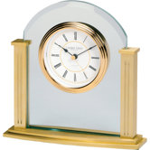 Mantle Clock in Gold