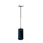Colmo Coat Stand with Umbrella Stand in Black