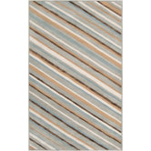 Modern Classics Pigeon Gray Stripes Rug